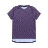 TLD DÁMSKÝ DRES S KRÁTKÝM RUKÁVEM LILIUM TWISTED CHECKERS DEEP PURPLE XS (Veľkosť XS)