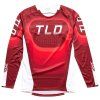 TLD DRES S DLOUHÝM RUKÁVEM SPRINT REVERB RACE RED S (Veľkosť S)