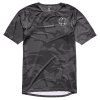 TLD DRES S KRÁTKÝM RUKÁVEM SKYLINE SHADOW CAMO CARBON S (Veľkosť S)