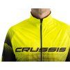 Crussis Cyklistická bunda No-Wind pánská čierno-žltá farba (Veľkosť S)