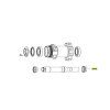 nahradni dily fulcrum right locknut for rear hub steel o